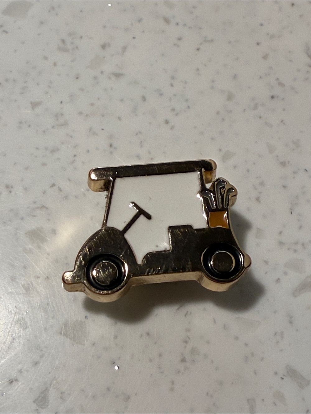 Gold Golf Cart Croc Jibbit